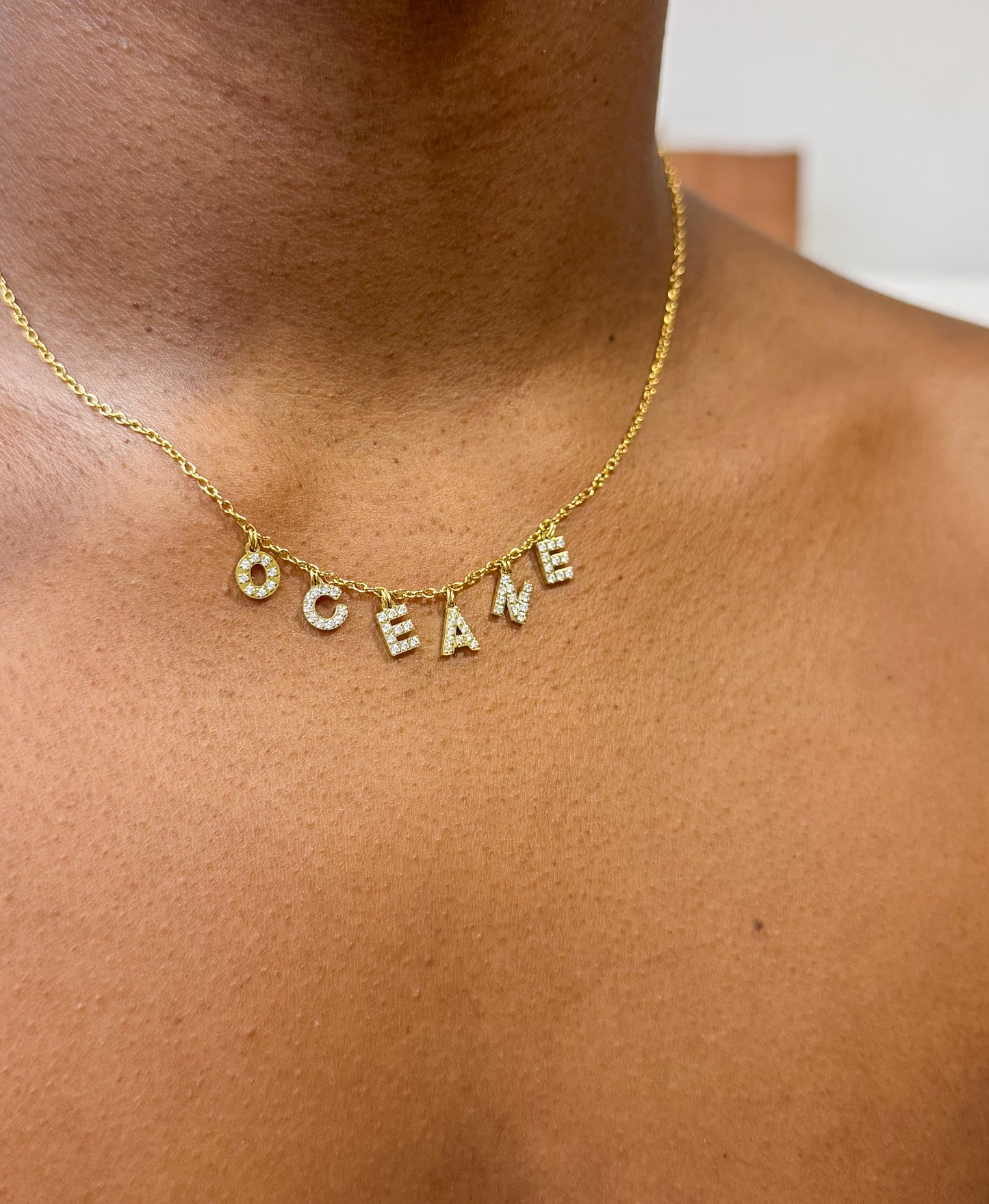 Collier personnalisé « Strass »