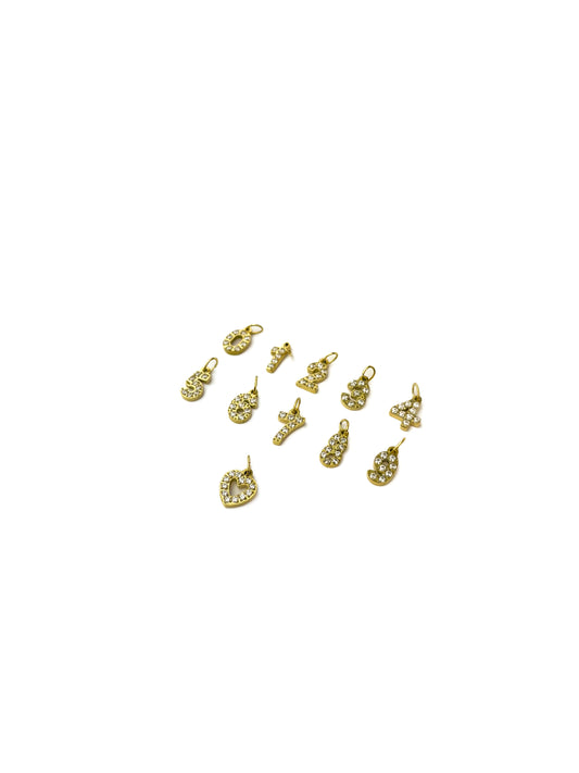 Collier personnalisé « Chiffre Strass »